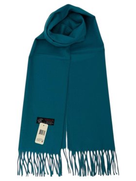 Woven Plain Scarf Teal