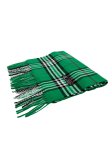 (image for) Cashmere Feel Pattern Scarf Green 12-pack C07-17