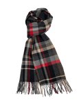 (image for) Cashmere Feel 12/pack Scarf Grey/Red/Black