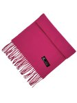 (image for) Woven Plain Scarf Hot Pink