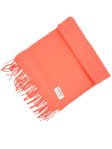 (image for) Woven Plain Scarf Salmon