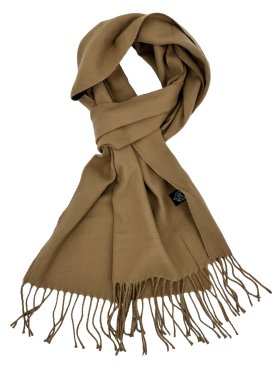 Woven Plain Scarf Camel