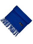 (image for) Woven Plain Scarf Royal Blue