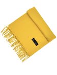 (image for) Woven Plain Scarf Mustard