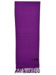 (image for) Woven Plain Scarf Purple