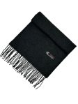 (image for) Woven Plain Scarf Charcoal