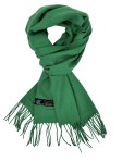 (image for) Woven Plain Scarf Kelly Green