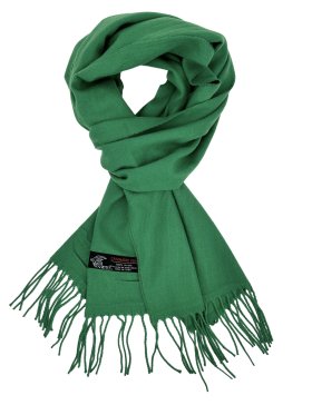 Woven Plain Scarf Kelly Green