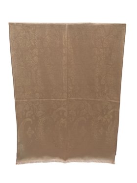 Gold Glitter Scarf Peach Puff