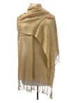 Sheer Metallic Scarf GOLD