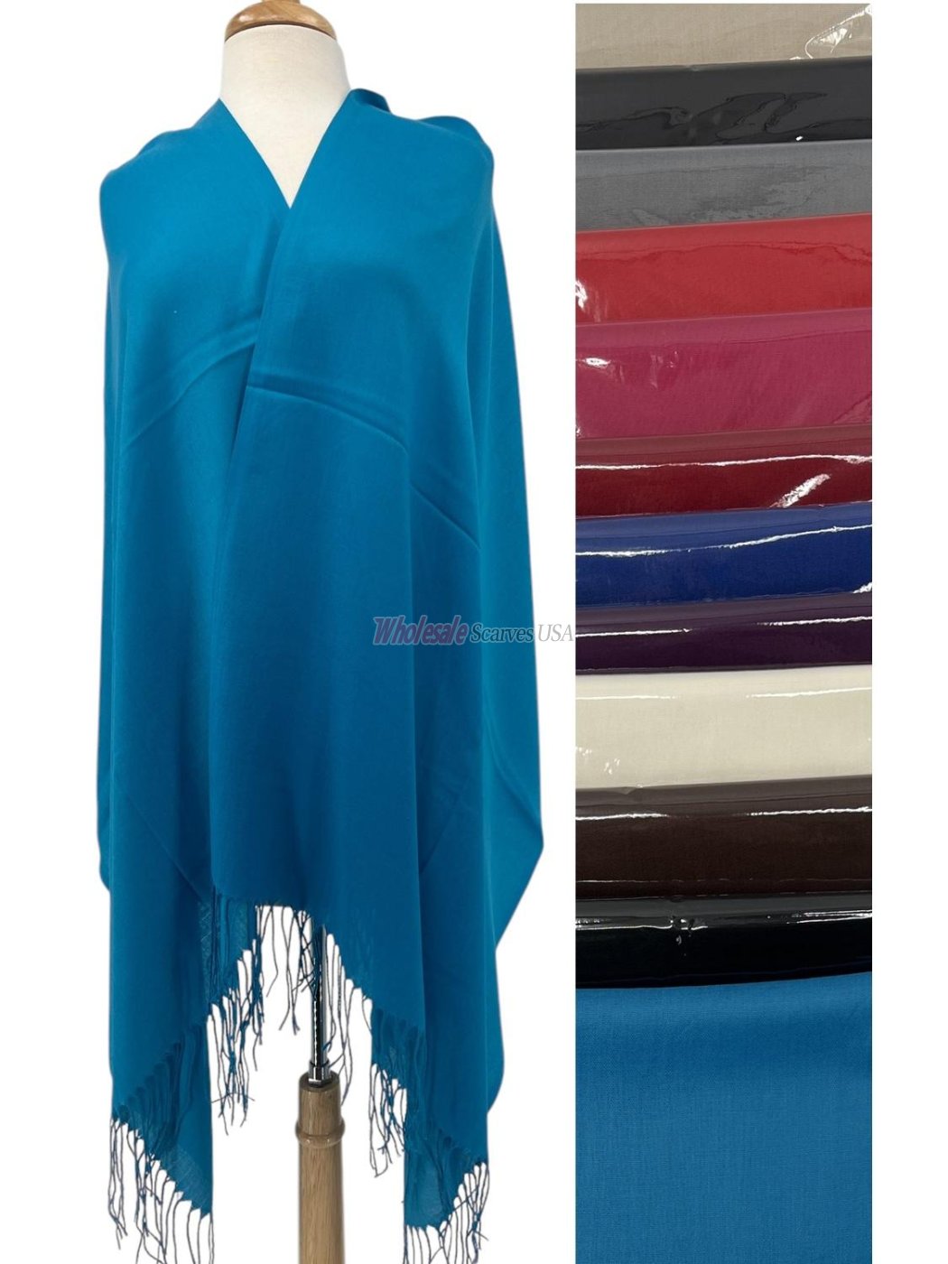 (image for) Solid Pashmina 1 DZ, Asst. Color