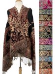 (image for) Metallic Multi Print Pashmina (1Dz, 12Colors)