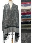 (image for) Jacquard Pashmina 1 DZ, Asst. Color