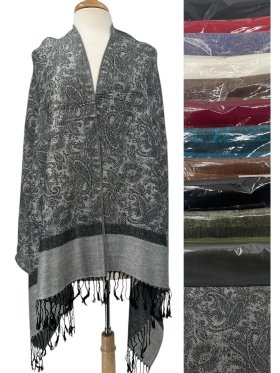 Jacquard Pashmina 1 DZ, Asst. Color
