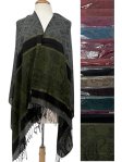 (image for) Metallic Border Paisley Pashmina (7 Colors, 1Doz)