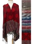 (image for) Colorful Paisley Pashmina (10 Colors, 1Doz)