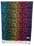 (image for) Rainbow Paisley Pashmina (12 Colors, 1 doz)