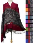 (image for) Lurex Metallic Paisley Pashmina 1 DZ Asst Color
