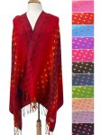 (image for) Multicolored Dot Pattern Pashmina (11 Colors, 1Doz)