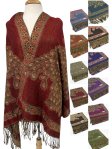 (image for) Metallic Peacock Pashmina (11 Colors , 1Doz)