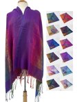 (image for) Vibrant Rainbow Elephant Pashmina (12Colors, 1Doz)