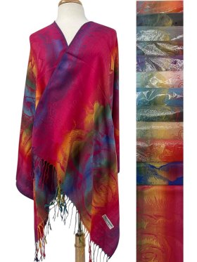 Jewel Tone Pashmina(1Dz, 12Colors)