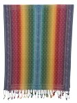 (image for) Paisley Border RainBow Colorful Pashmina（1dz, 12 Colors)