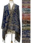 (image for) Metallic Peacock Pashmina ( 12 colors , 1 Doz)