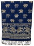 (image for) Metallic Elephant Pashmina ( 12 colors , 1 Doz)