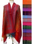 (image for) Exotic Sun Symbol Pattern Pashmina (12 colors ,1 doz)