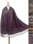 (image for) Giant Paisley Shawl 1 DZ, Asst. Color