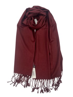 Solid Pashmina Amber Red