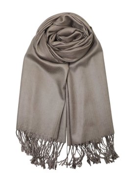 Solid Pashmina Taupe