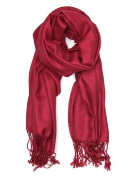 Solid Pashmina Burgundy