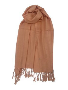 Solid Pashmina Peach