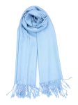 (image for) Solid Pashmina Light Blue