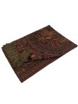 (image for) Giant Paisley Shawl Dark Red/Black