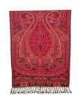 (image for) Giant Paisley Shawl Maroon