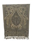 (image for) Giant Paisley Shawl Grey