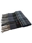 (image for) Cashmere Feel Classic Scarf Navy/Grey 12-pack