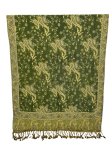 (image for) Small Paisley Scarf Army Green