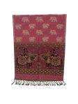 (image for) METALLIC ELEPHANT Pashmina 1 DZ, Asst. Color