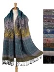 (image for) Colorful Paisley Pashmina 1 DZ, Asst. Color