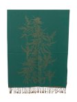 (image for) Weed Marijuana Leaf Fashion Scarfs Turquoise