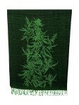 (image for) Weed Marijuana Leaf Fashion Scarfs Dark Green