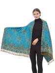 (image for) Small Paisley Scarf Turquoise