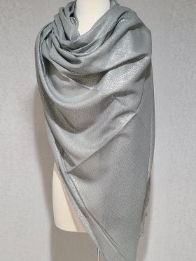 Shimmer Solid Wrap Light Grey