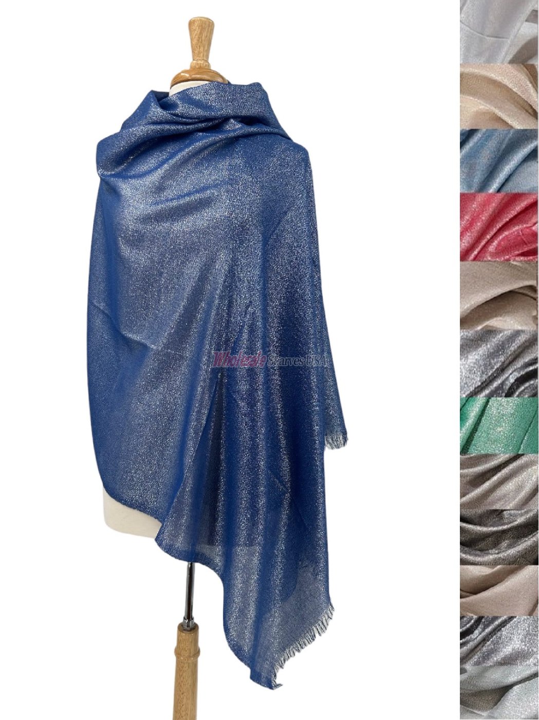 (image for) Shimmer Solid Wrap 1 DZ, Asst. Color