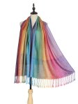 (image for) Rainbow Paisley Pashmina SF23122 12/pack Assorted