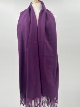 Cashmere Feel Shawl Grape